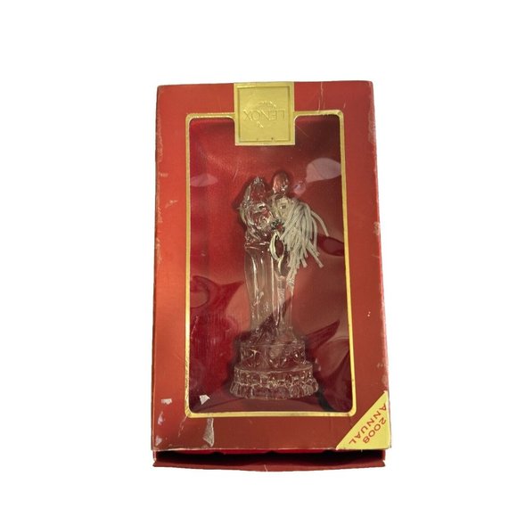 Lenox Crystal 2008 Annual Bride And Groom Ornament Dated 2008 Boxed - Picture 3 of 8